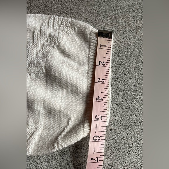 Vintage Yarnworks Cream Maple Leaf Sweater Size Large - Picture 11 of 11